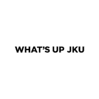 Whats Up Jku Sticker by JKU_Linz