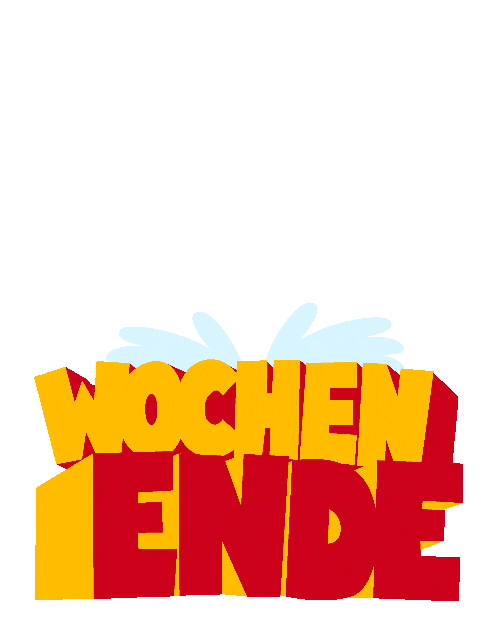 Hands Up End Of Week Sticker