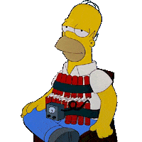 The Simpsons Yes Sticker