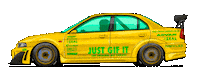 Car Racing Sticker by kneapolitan