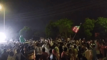 Protesters March in Lahore After Imran Khan Ousted From Power