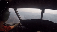 Cool Clip of Pilot Flying Plane Just Over River Douro