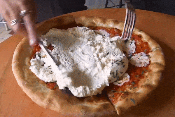 pizza cheese GIF by Gifs Lab