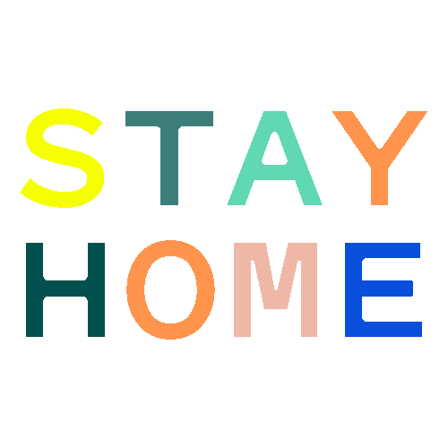 Home Stay Sticker by Freshly