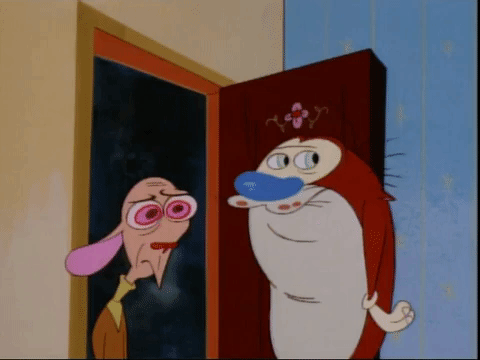 ren and stimpy nicksplat GIF