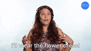 Kiss Me Flower Dress GIF by BuzzFeed