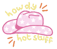 Hat Cowboy Sticker