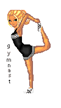 gymnastics STICKER