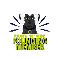Doggy Daycare Founding Member Sticker by Paws 'n' Rec