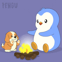 Dog Camping GIF by Pudgy Penguins