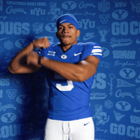 Byu Football Go Cougs GIF by BYU Cougars