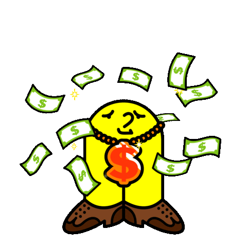 money cash Sticker by Happy Crotch