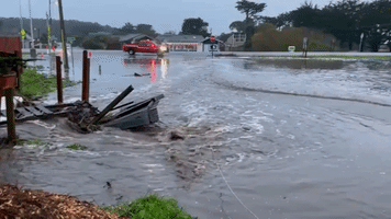 Firefighters Respond to Flooding Calls in Northern California
