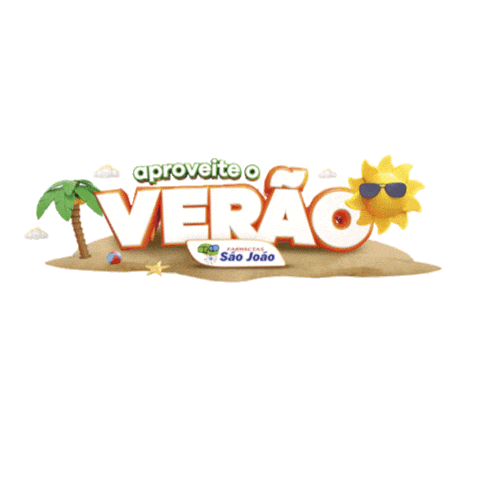 farmaciassaojoao giphyupload sol praia verao Sticker