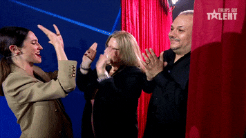 Hands Up Reaction GIF by Italia's Got Talent