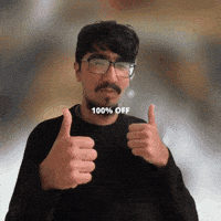 100 Off GIF