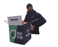 Box Rugby Sticker by Fresh n' Lean