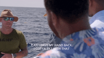 Hand Discovery GIF by Shark Week