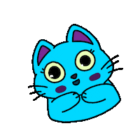 Happy Cat Sticker by Digital Pratik