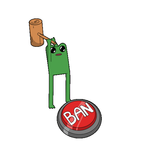 Frog Youre Out Sticker by fwogs