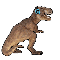 Dance Dino Sticker by Silentsystem Audio