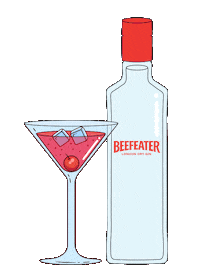 Beefeater Sticker by Bar Aberto