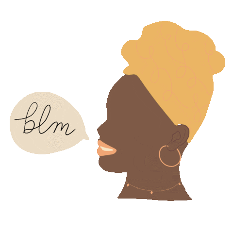 Black Lives Matter Woman Sticker