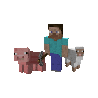 video game steve STICKER by imoji