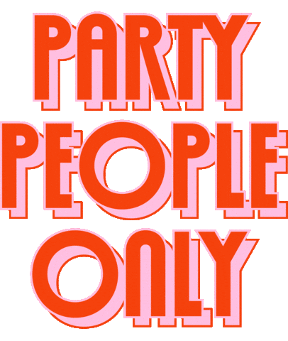 ShopTheSocialSociety party party people we like to party ponte vedra beach Sticker