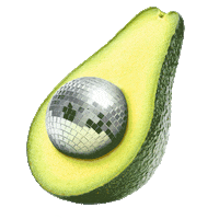 alfredibiza party avocado ibiza alfred Sticker