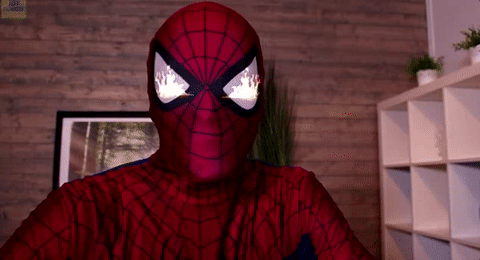 spiderman GIF by Webs & Tiaras