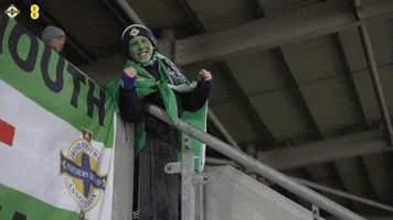 Excited Football GIF by Northern Ireland
