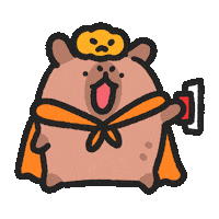 Halloween Pumpkin Sticker by sansanplanet