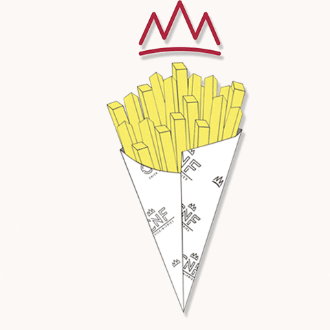 CNF_restaurant giphyupload chips cone french fries GIF