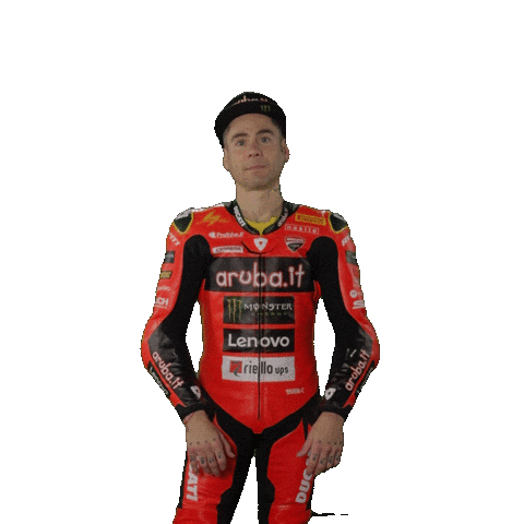 Happy Alvaro Bautista Sticker by WorldSBK