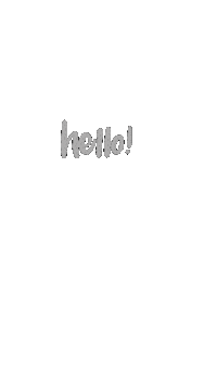 Calligraphy Hello Sticker