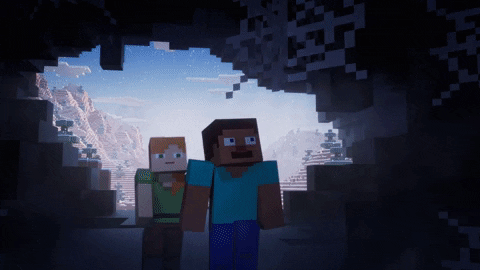 Scared Fear GIF by Minecraft