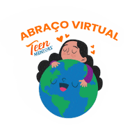 teenmentors abraco teen mentors teenmentors abraço virtual Sticker