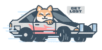 getxxlost jdm initial d initiald hachiroku Sticker