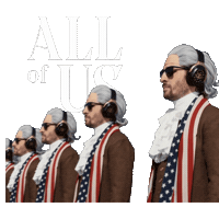 Founding Fathers Group Sticker