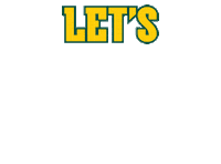 Lets Go Sticker by Clarkson University
