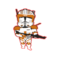 Star Wars Blaster Sticker