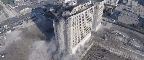 building demolition GIF