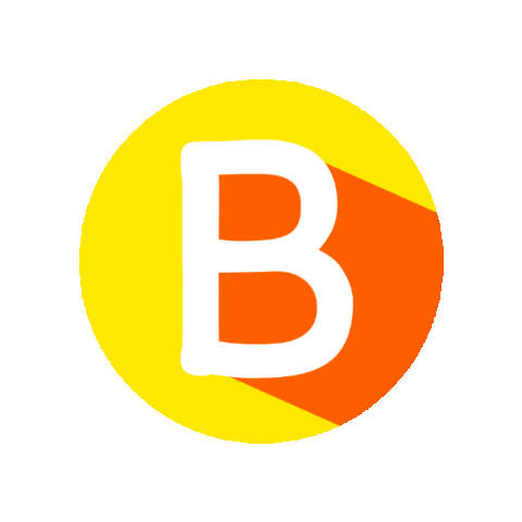 Orange Abc Sticker