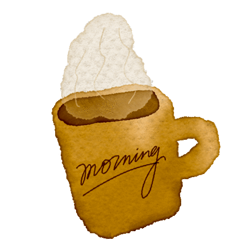 Coffee Morning Sticker