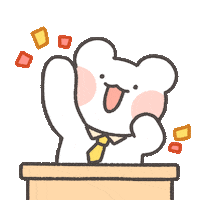 Happy Bear Sticker