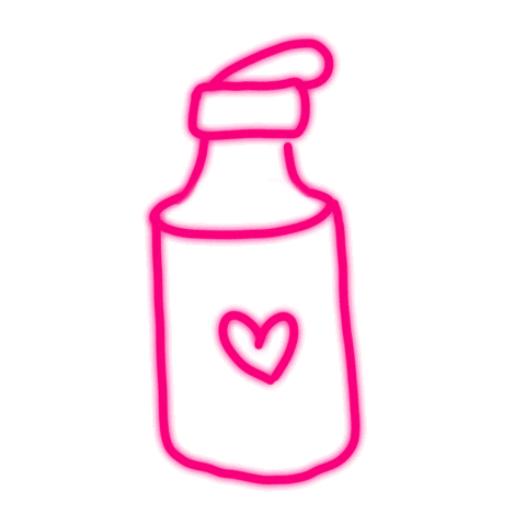 neon love Sticker