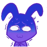Bunny Omg Sticker