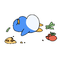 Tired Sleeping Sticker by Cozy the Penguin