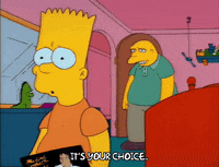 Blinking Season 3 GIF by The Simpsons